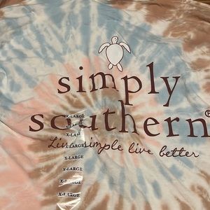 Simply southern tie-dye hoodie